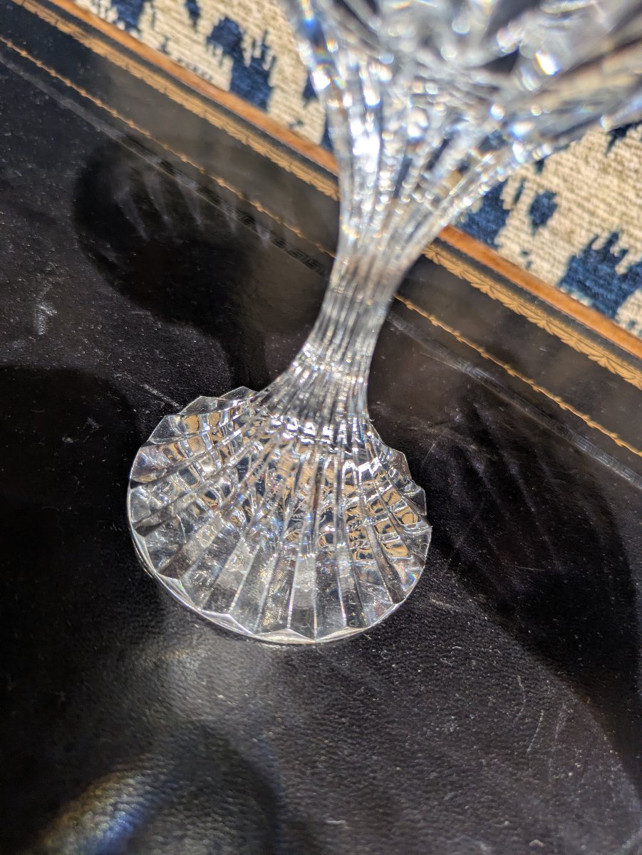 Service de verres en cristal Baccarat, modèle Massena - 36 pièces et carafe - Complet-photo-4