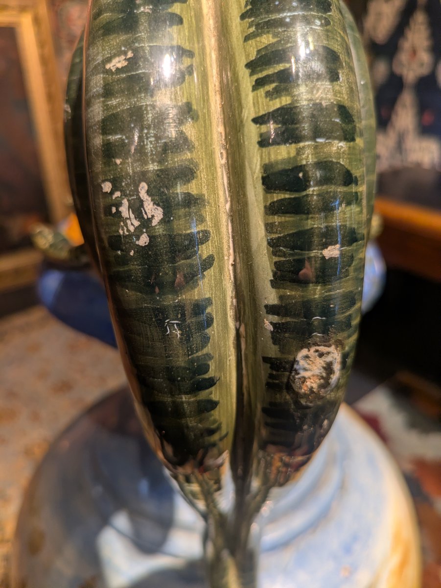 Large Majolica Vase With Historical Motifs—pesaro Manufactory—late 19th Century-photo-8