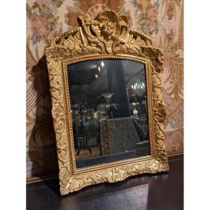 Miroir en Bois Sculpté Epoque Régence - XVIIIème siècle