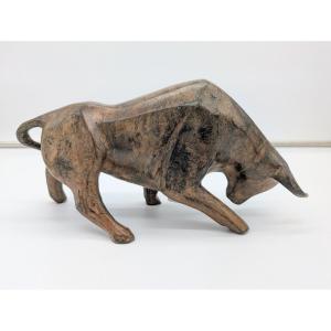 Bronze Bull By Pierre Chenet 
