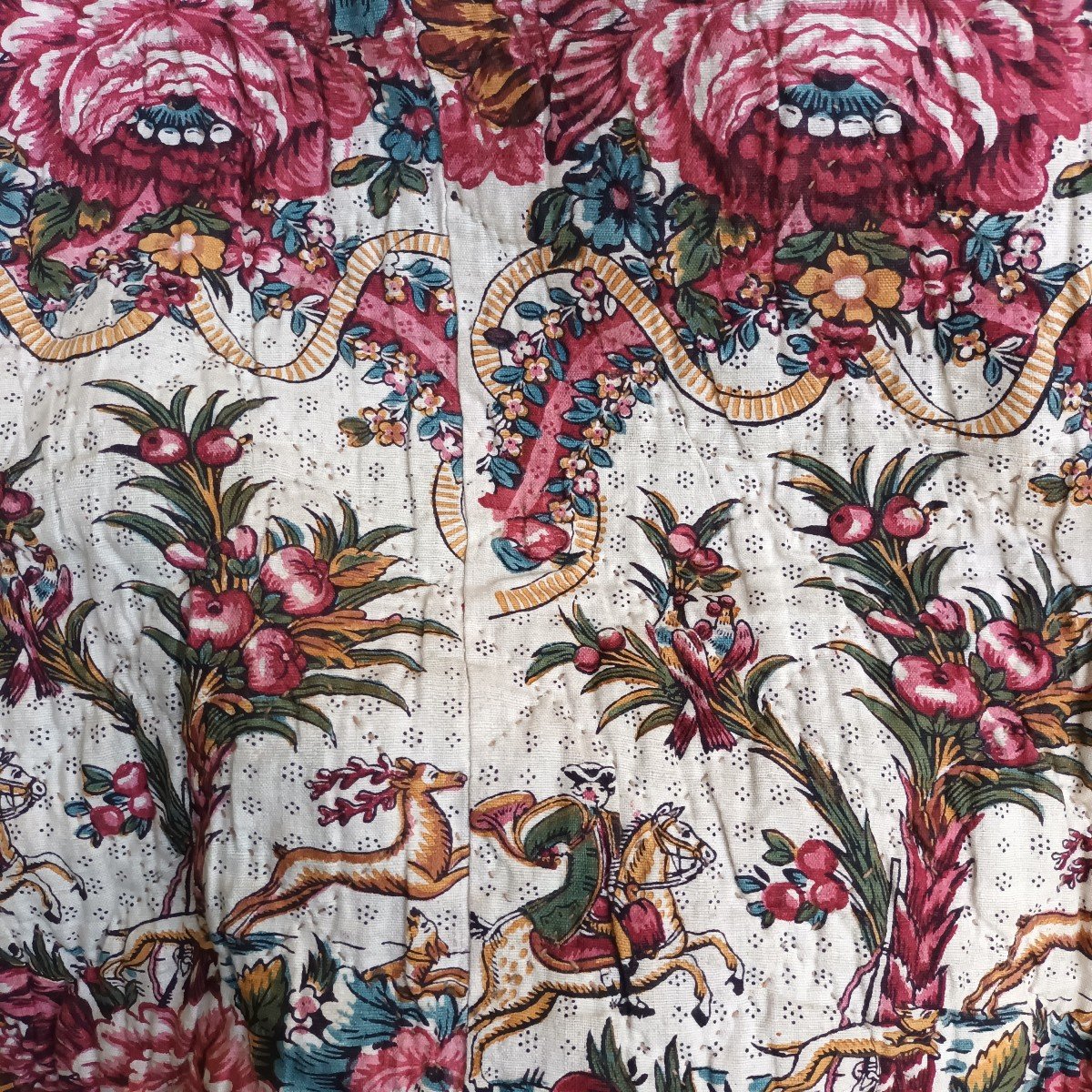 Document  Textile  époque  18ème -photo-2