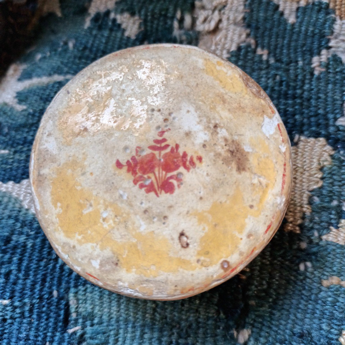 Round Box In Bergamot 18th Century-photo-4