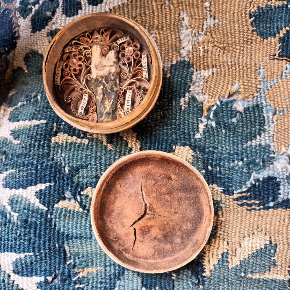 Round Box In Bergamot 18th Century-photo-7