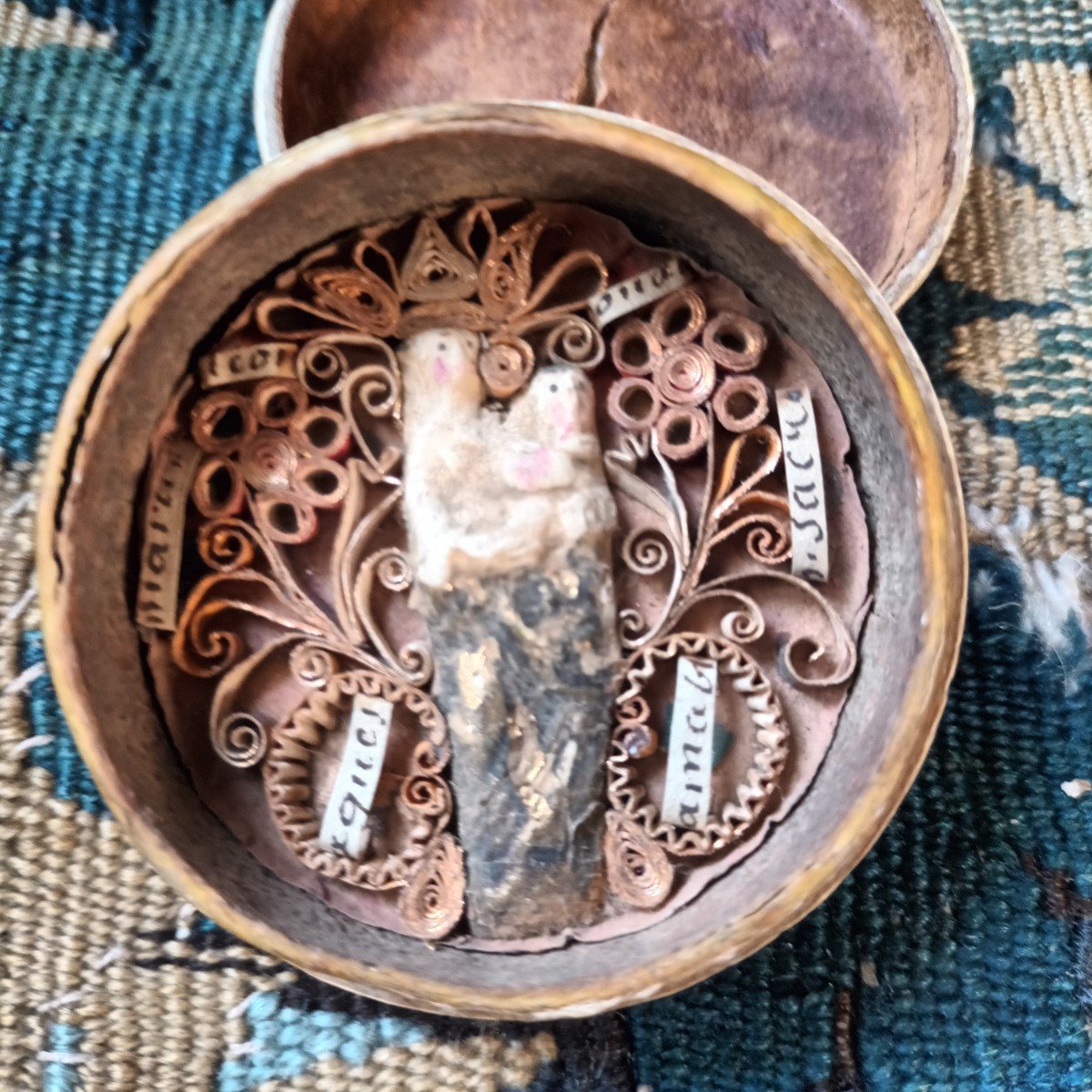 Round Box In Bergamot 18th Century-photo-8