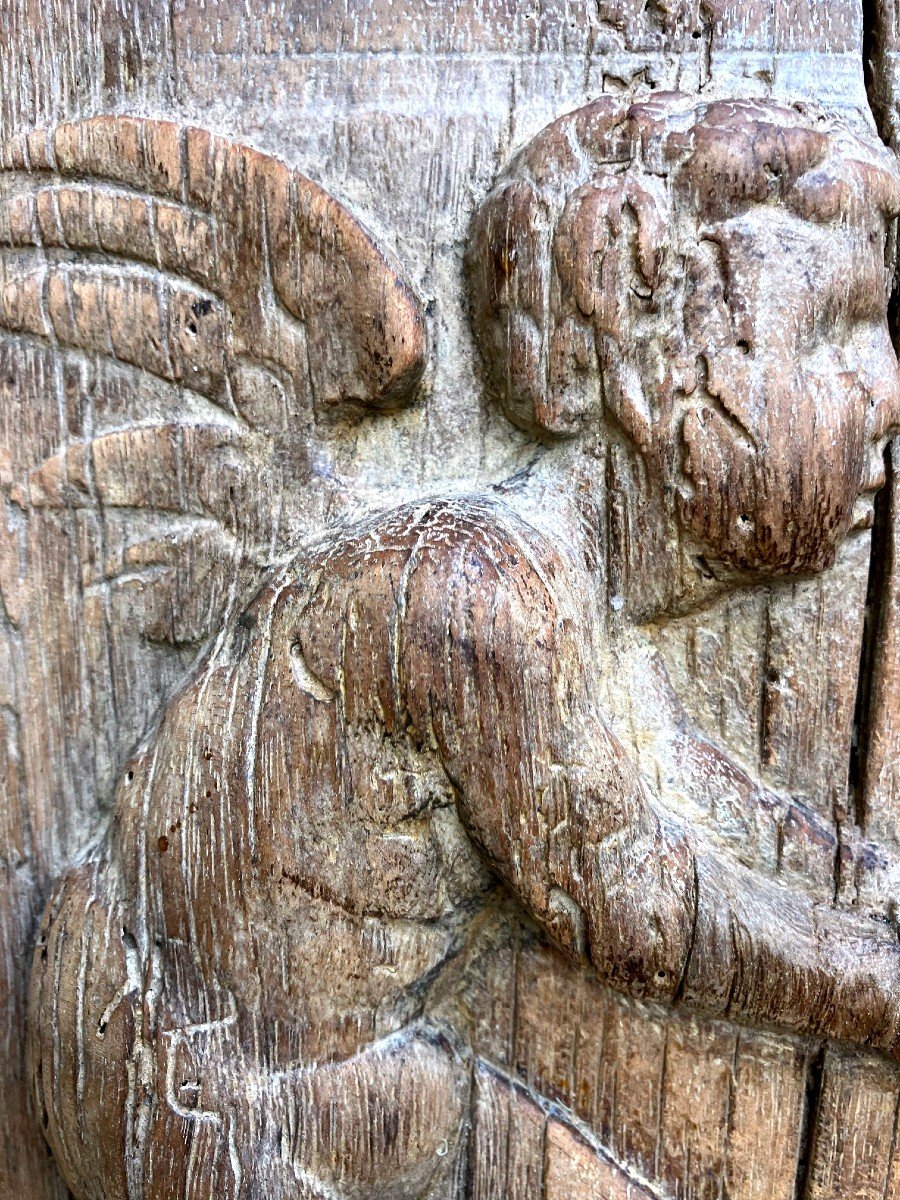 Allegorical Panel  Decorated With Loves Period 16th Century-photo-2