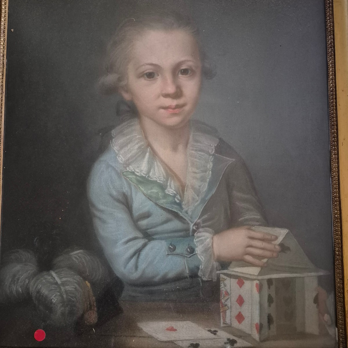 Pair Of Pastel Portraits Of Children, 18th Century -photo-2