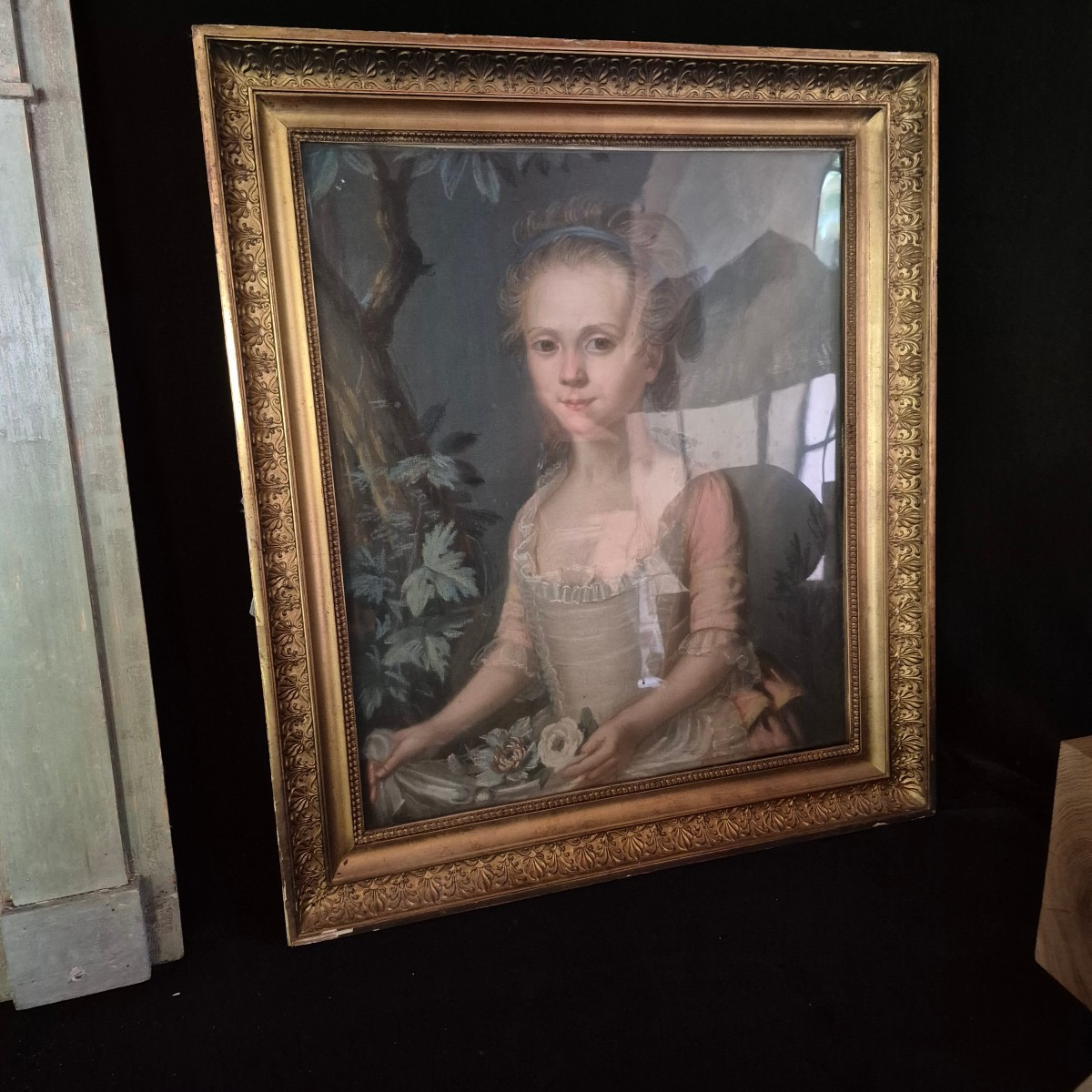 Pair Of Pastel Portraits Of Children, 18th Century -photo-4