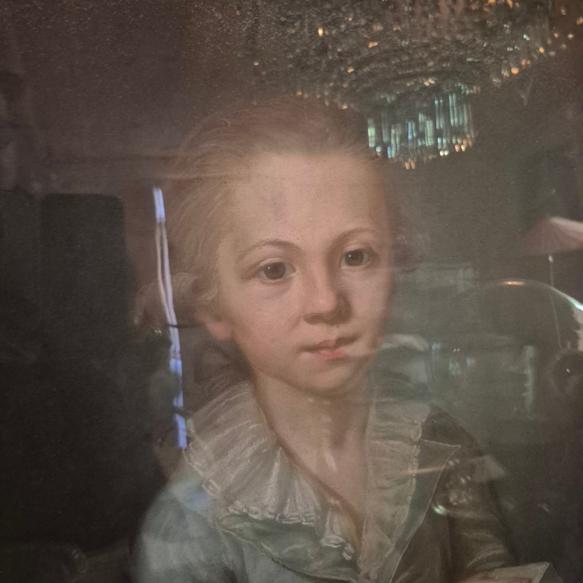 Pair Of Pastel Portraits Of Children, 18th Century -photo-5