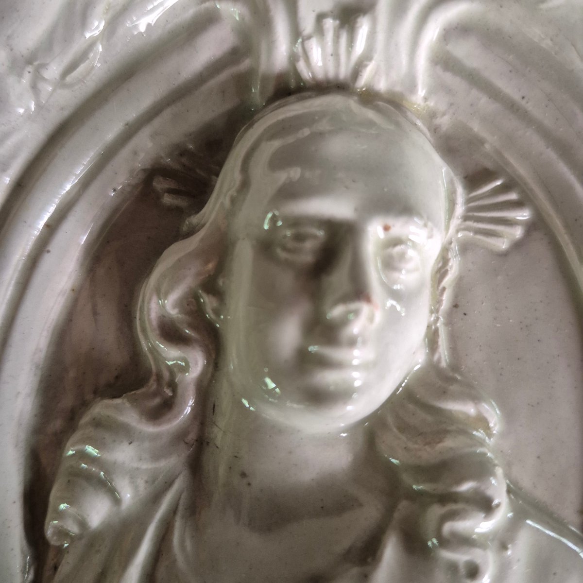 Fine Earthenware Stoup From The Early 19th Century-photo-4