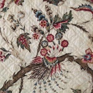 Provencal Quilted Blanket 18th Century Window