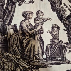 18th-century Jouy Fabric