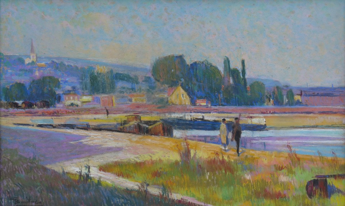 Banks Of The Seine Near Rouen
