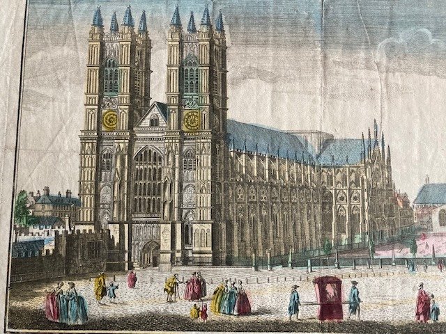 Vue d'optique de l'Abbaye de Westminster (# Londres Angleterre Monarchie)-photo-2