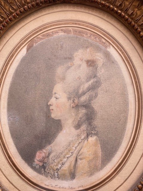 Augustin de Saint Aubin (1736-1807), Portrait de Mademoiselle de Furcy-photo-4