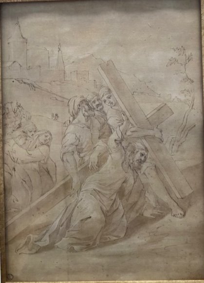 Italian School, Carrying Of The Cross, XVIIth Century