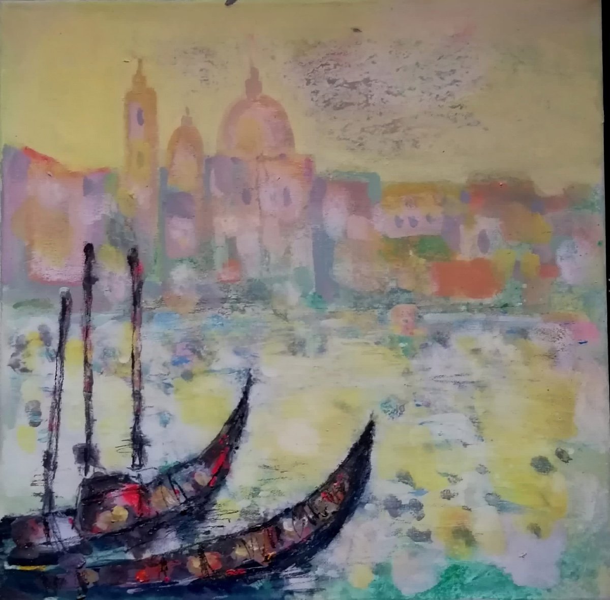 Guennadi Vassilkov, "Venise", Huile sur Toile