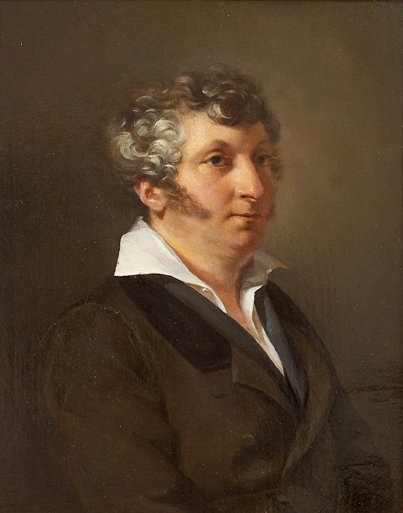 French School Of The Early 19th Century - Portrait Of A Man In Three-quarter Bust - Oil-photo-2