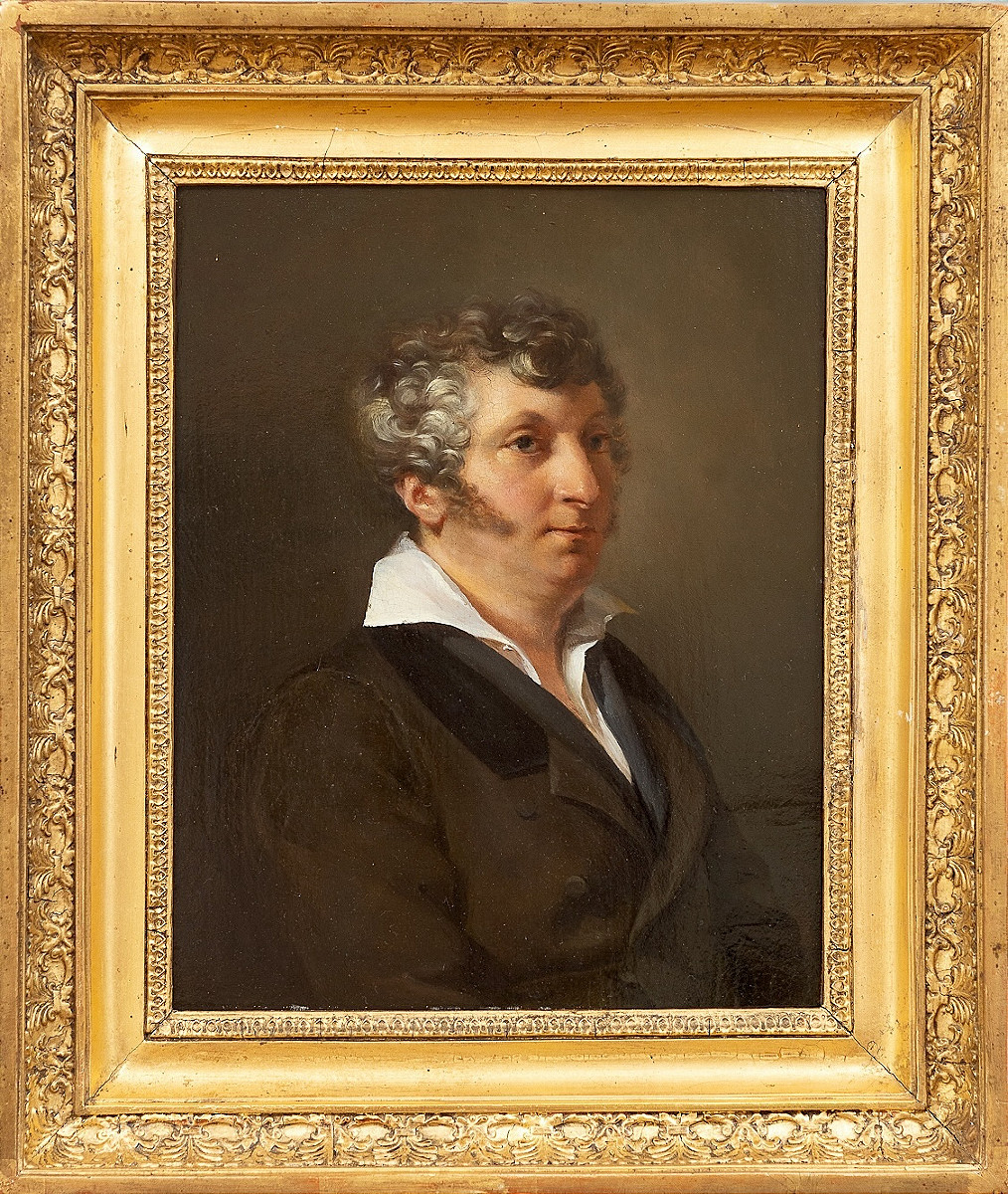 French School Of The Early 19th Century - Portrait Of A Man In Three-quarter Bust - Oil
