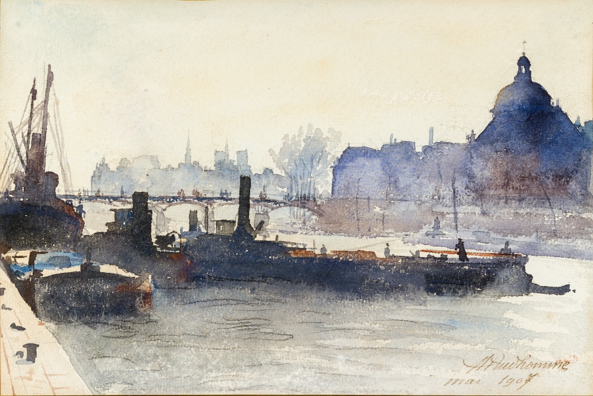 Marcel Prud'homme (1877–1955) - Panorama Of Paris - Ink-photo-2