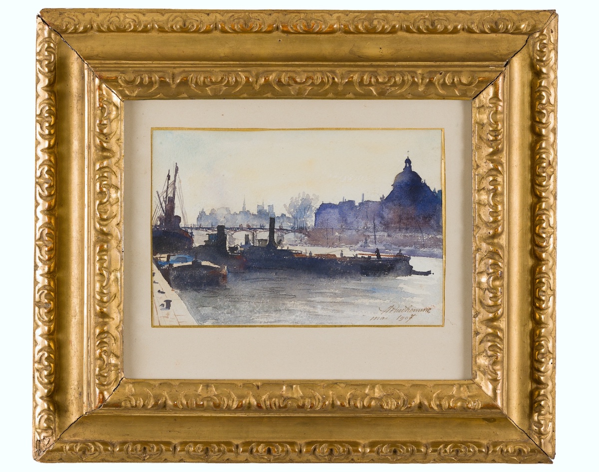 Marcel Prud'homme (1877–1955) - Panorama Of Paris - Ink