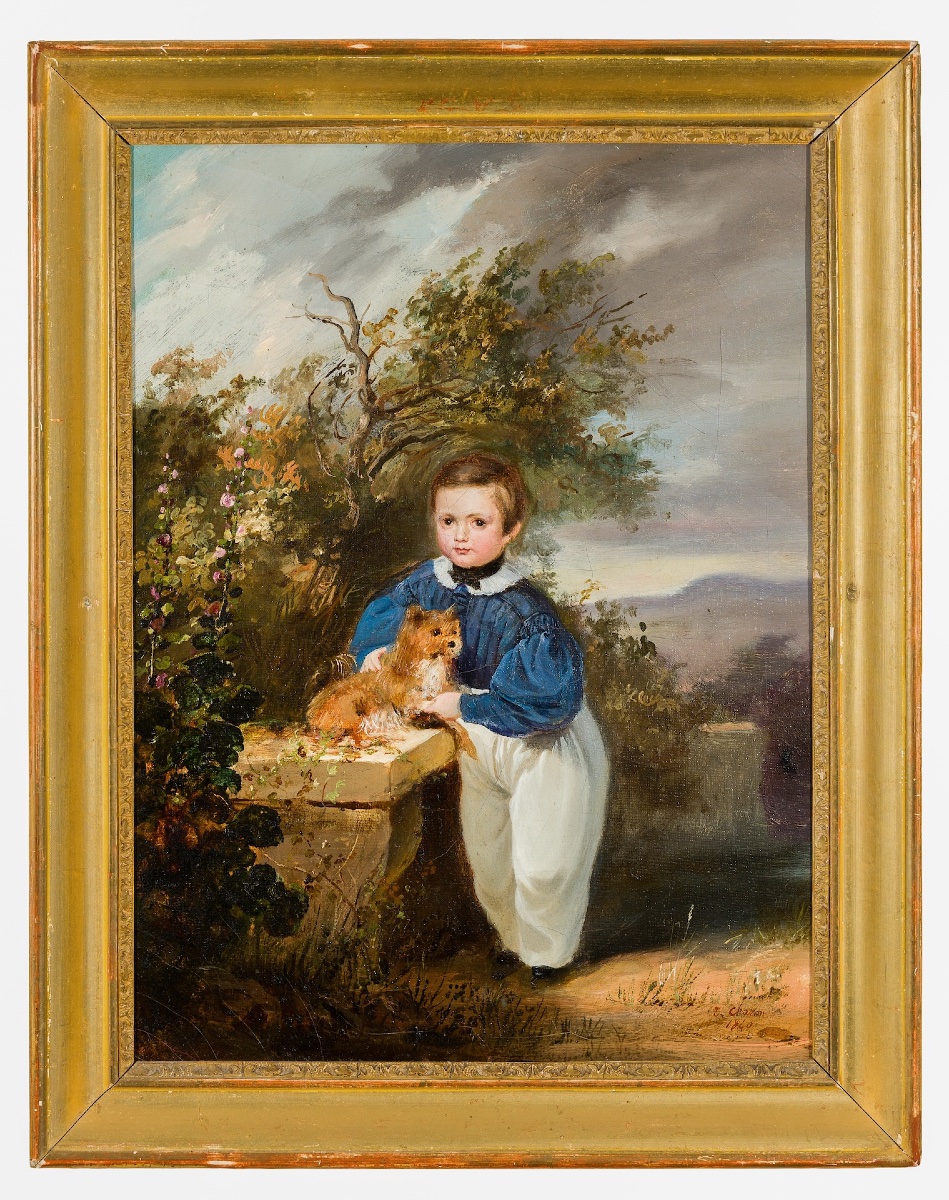 Théophile Charon-Lémérillon (1807–1873) - Portrait de Jules Michel Simonet enfant - Huile