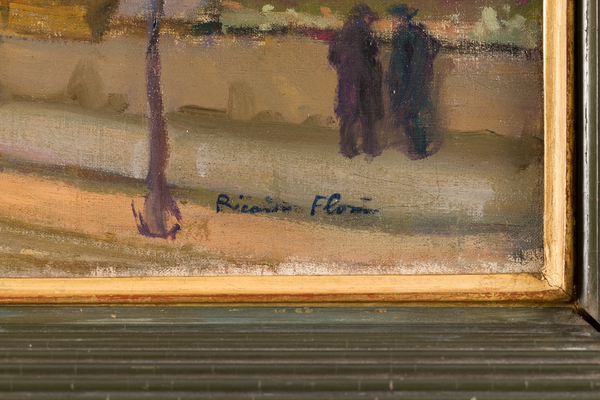 Ricardo Florès (1878–1918) - Notre-dame De Paris - Oil Painting-photo-3