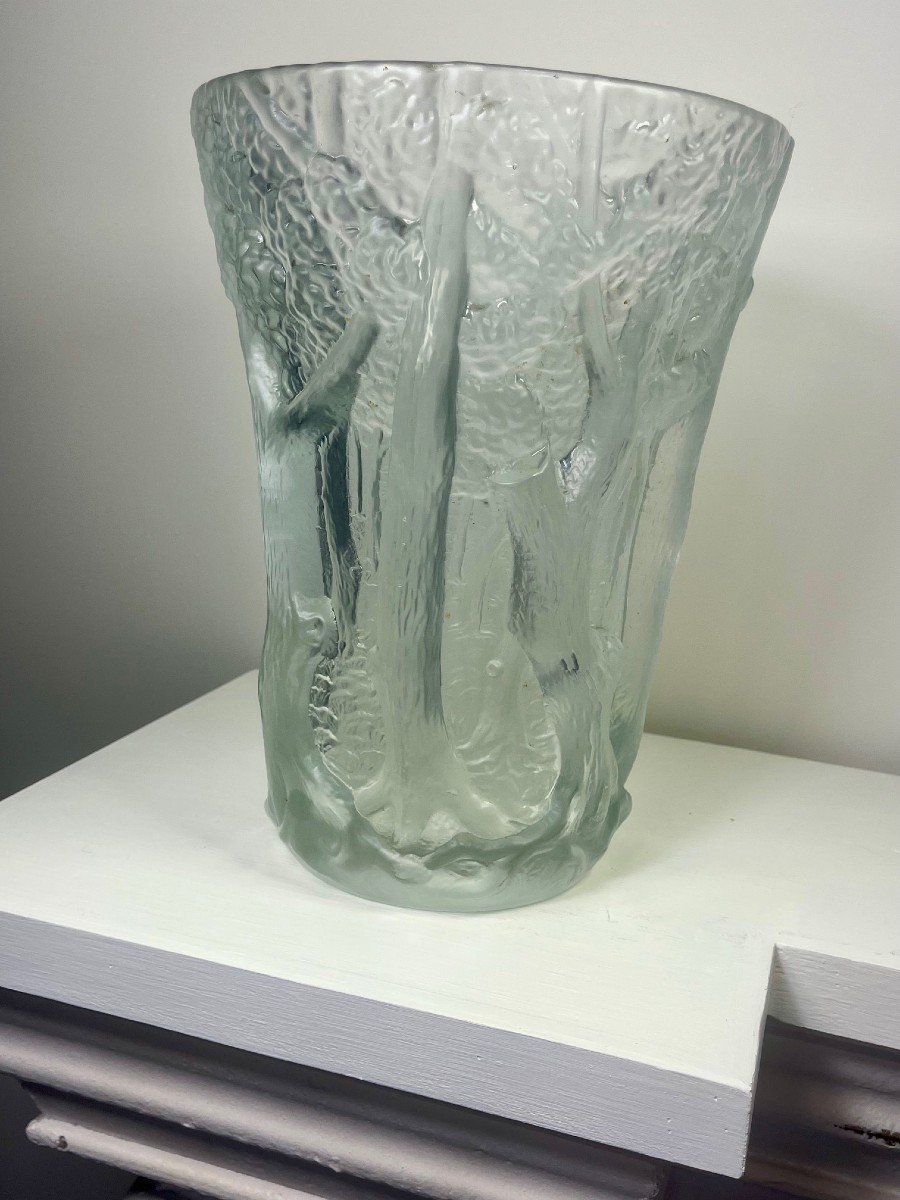 Vase "Dans La Forêt" De Josef Inwald, Années 30
