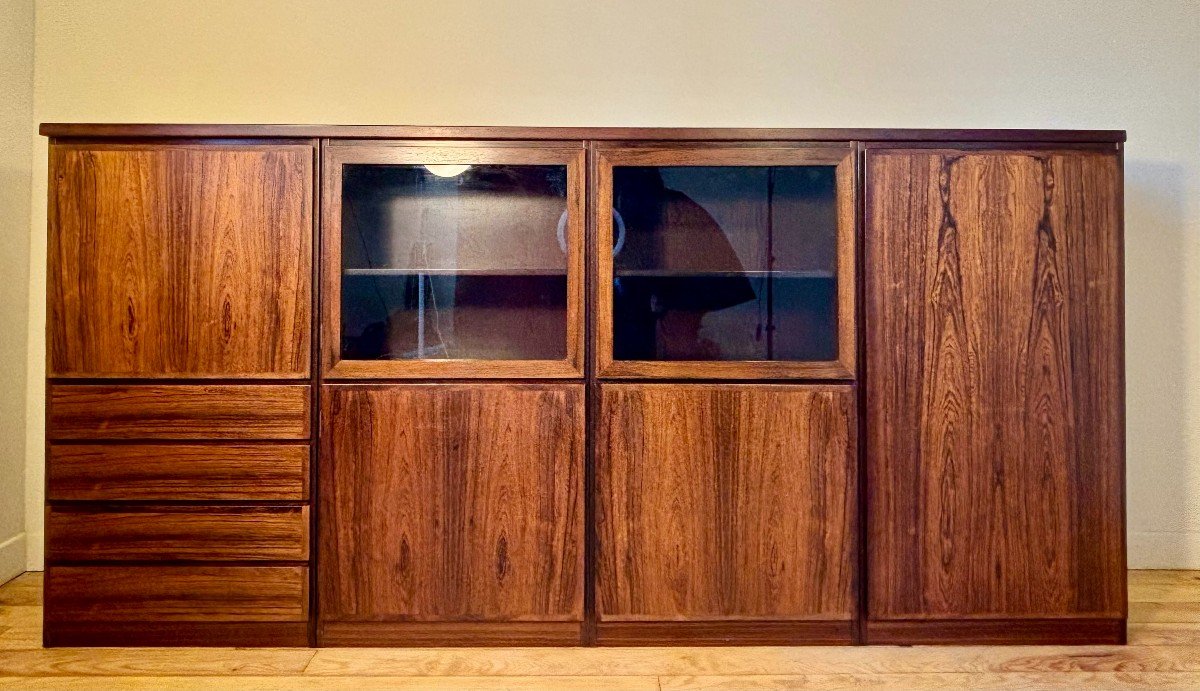  Vintage Danish Furniture With Four Boxes By Designer Oman Jun, 1970s Design-photo-3