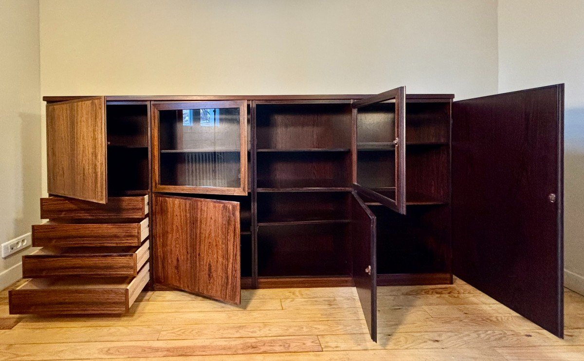  Vintage Danish Furniture With Four Boxes By Designer Oman Jun, 1970s Design