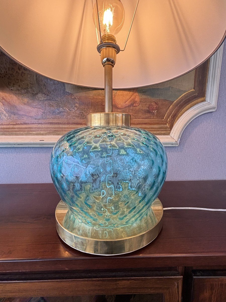 Pair Of Murano Lamps, 80s, Balloton. Italy-photo-1