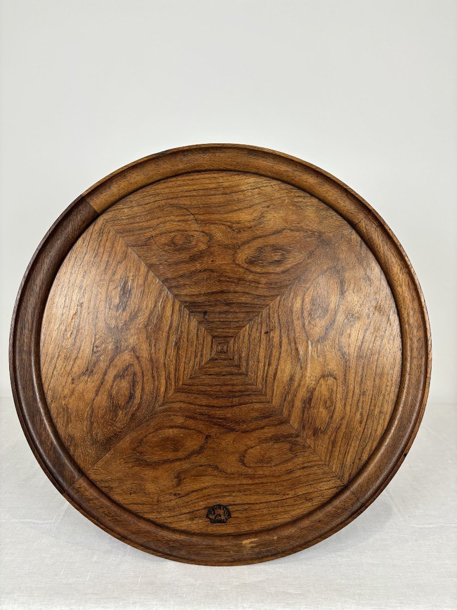 Louis Majorelle - Pedestal Table With Circular Top - Art Nouveau - Circa 1925-photo-4