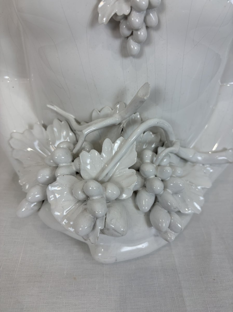 Grande lampe en céramique attribuée à Capodimonte -Italie - circa 1960/1970-photo-4