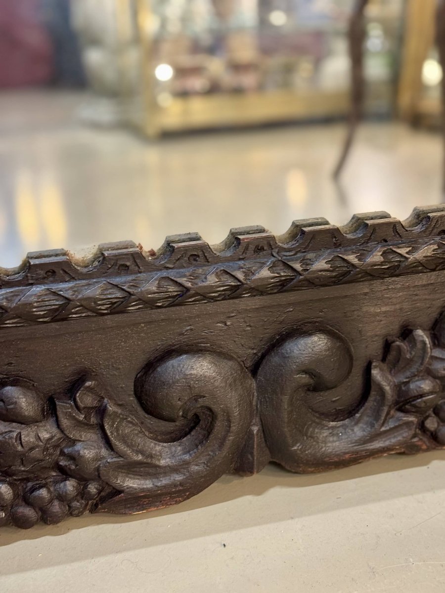 Miroir d'Apparat au Putto et Dauphins - France ou Allemagne - XVIIIe siècle-photo-2