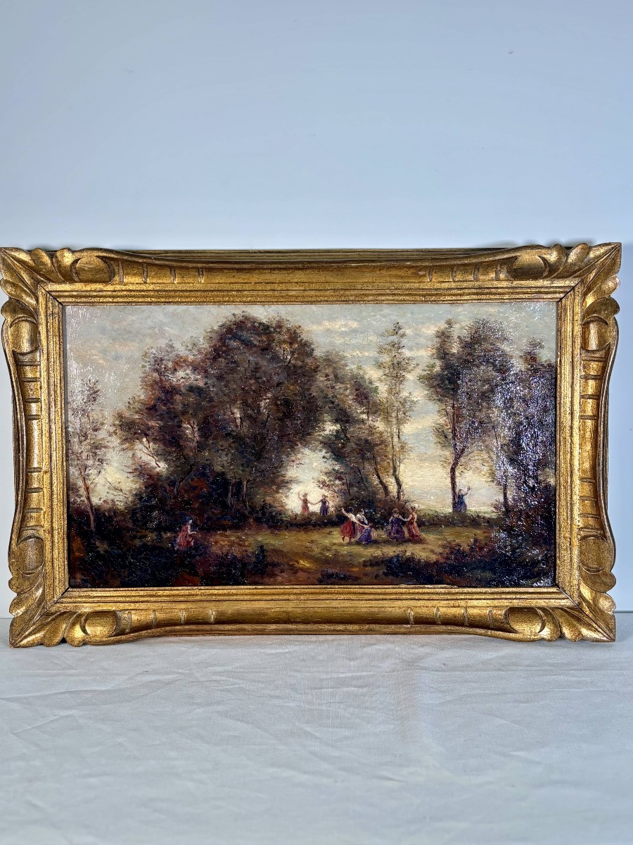 19th-century French School - Dance Of The Nymphs, After Camille Corot