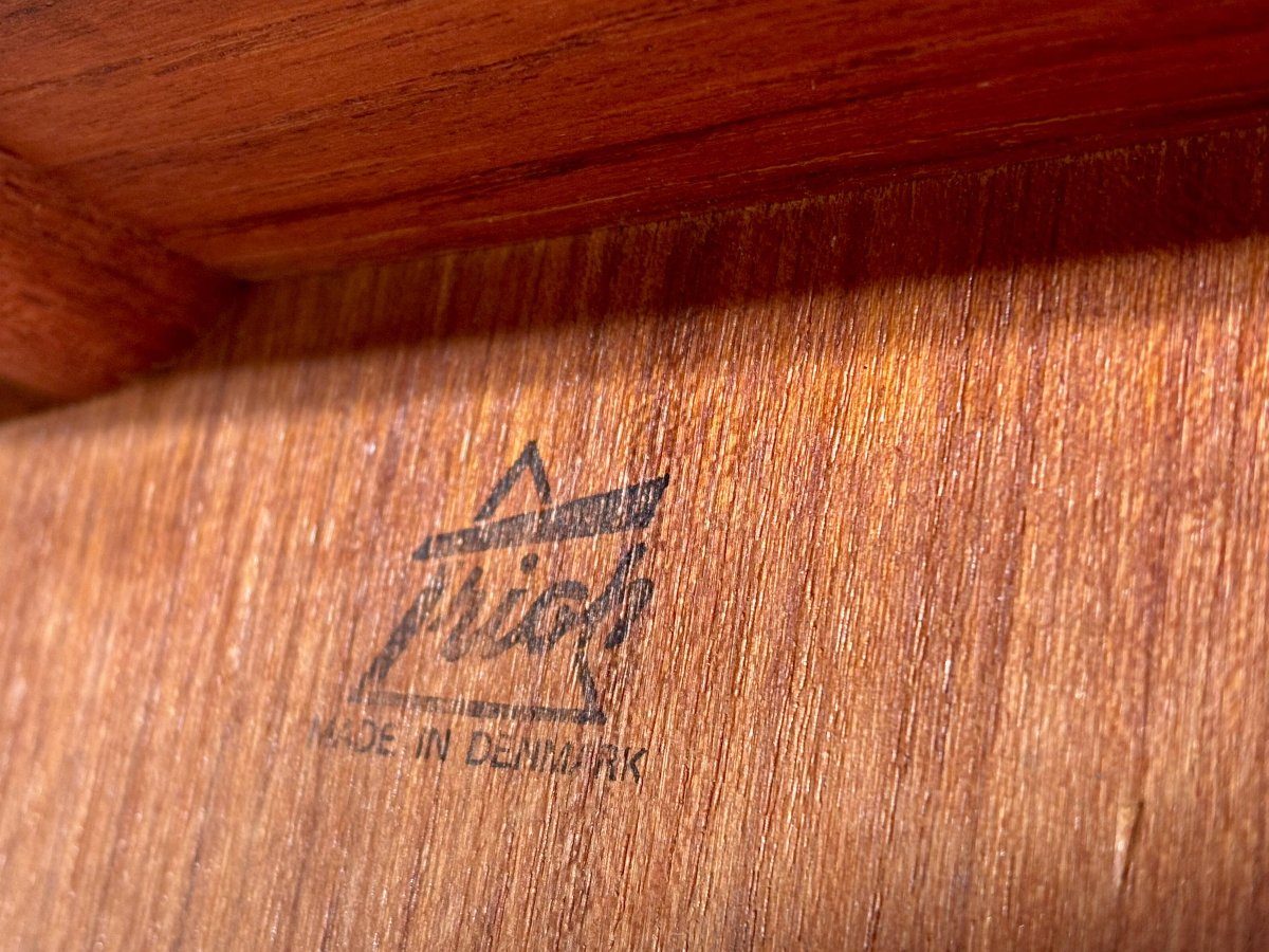 Table basse en teck de Trioh Mobler - Danemark, circa 1960-photo-4