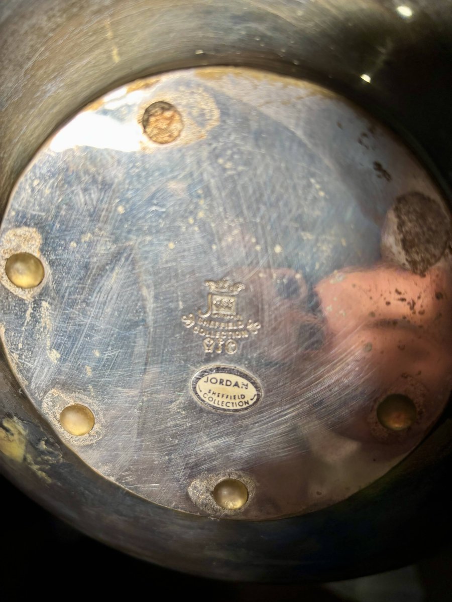 Important Pair Of Silver-plated Metal "bottle" Vases - Italy, 20th Century - Estampillée-photo-8