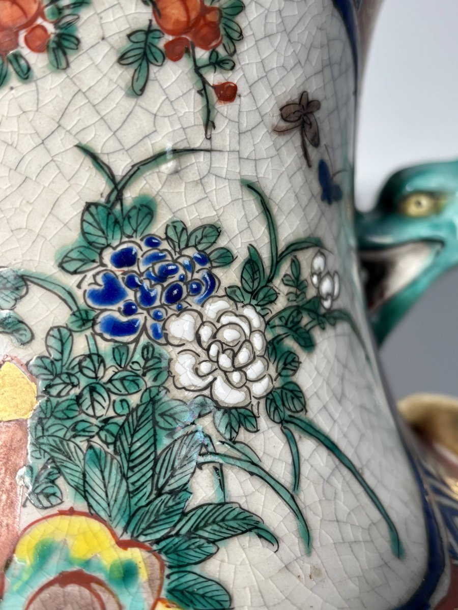 Paire de vases Satsuma, atelier Ninzan — Japon, époque Meiji, vers 1890-1910-photo-1