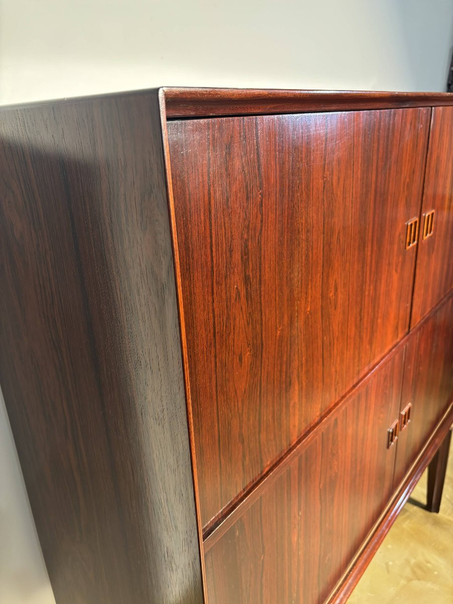 Highboard Cabinet In Rio Rosewood By Oswald Vermaercke , Belgium - 1960-photo-2