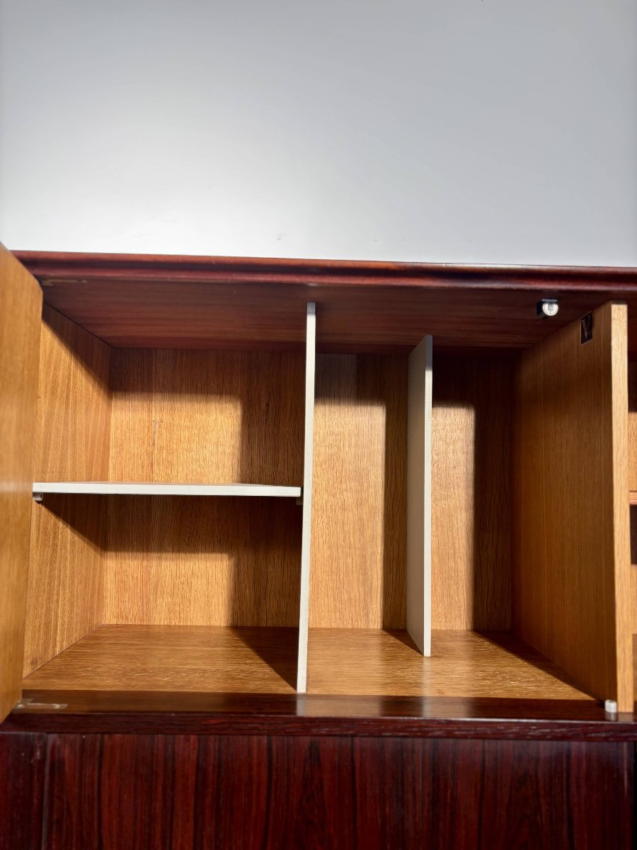 Highboard Cabinet In Rio Rosewood By Oswald Vermaercke , Belgium - 1960-photo-6