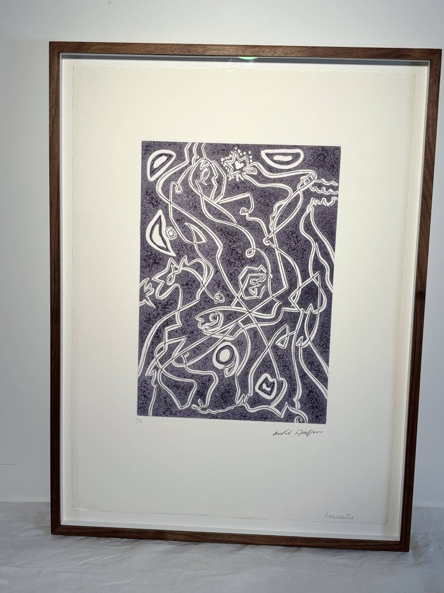 André Masson (1896–1987) – “rencontre” – Original Print, Signed And Numbered 4/50 – France, 197-photo-3