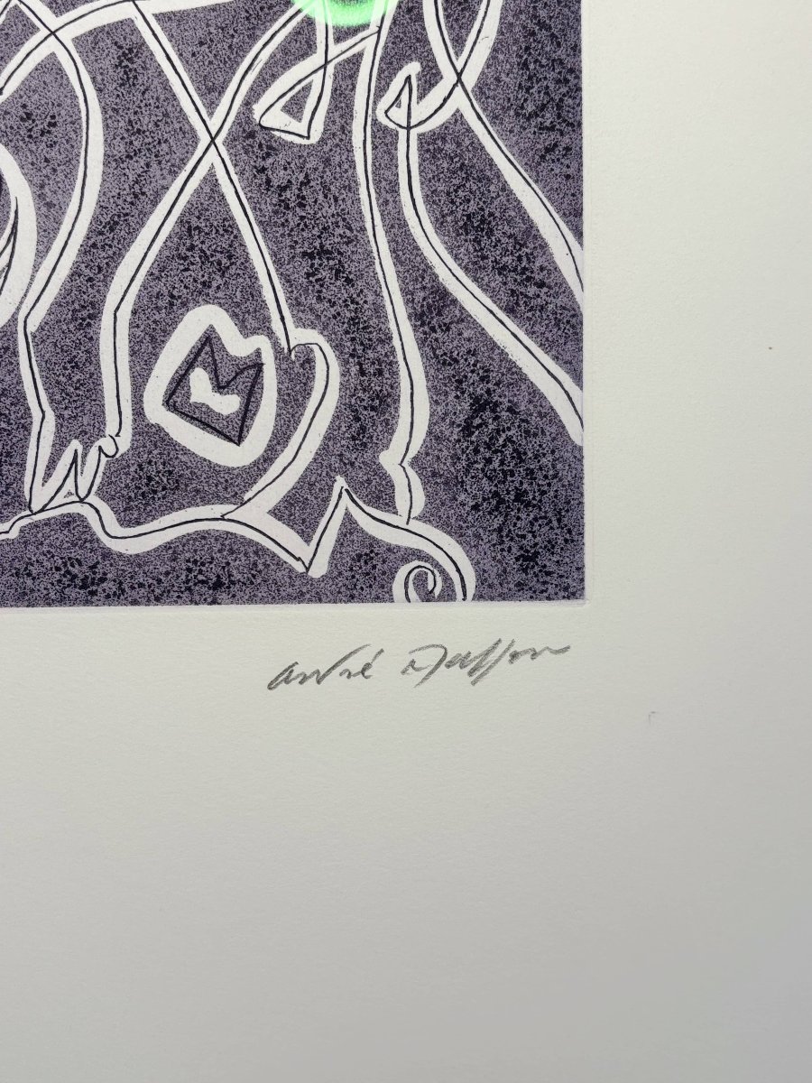 André Masson (1896–1987) – “rencontre” – Original Print, Signed And Numbered 4/50 – France, 197-photo-1