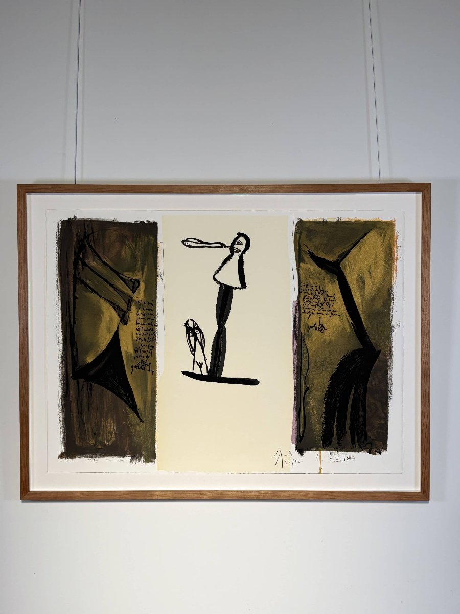 Gerard GAROUSTE - Rare triptyque "L'Ecclésiaste". 1996 - Tirage à 50 ex. Signée Numérotée 35/50