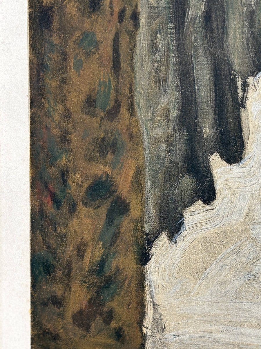 After Pierre Bonnard (1867–1947) — Snowy Landscape, Child In A Hood — Mid 20th Century-photo-4