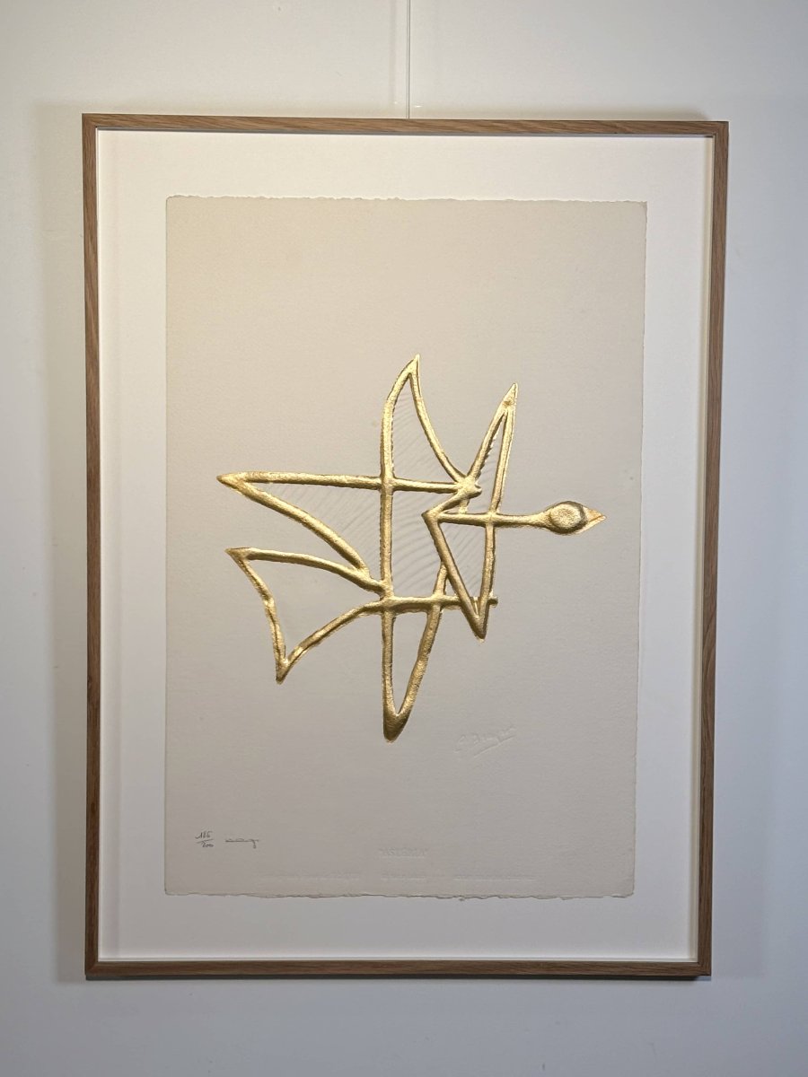 Georges Braque (after) - “astéria,” Fine Gold-embossed Print - Heger De Löwenfeld, C. 1970