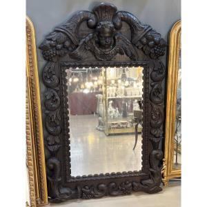  Ceremonial Mirror With Putto And Dolphins - France Or Germany - 18th Century