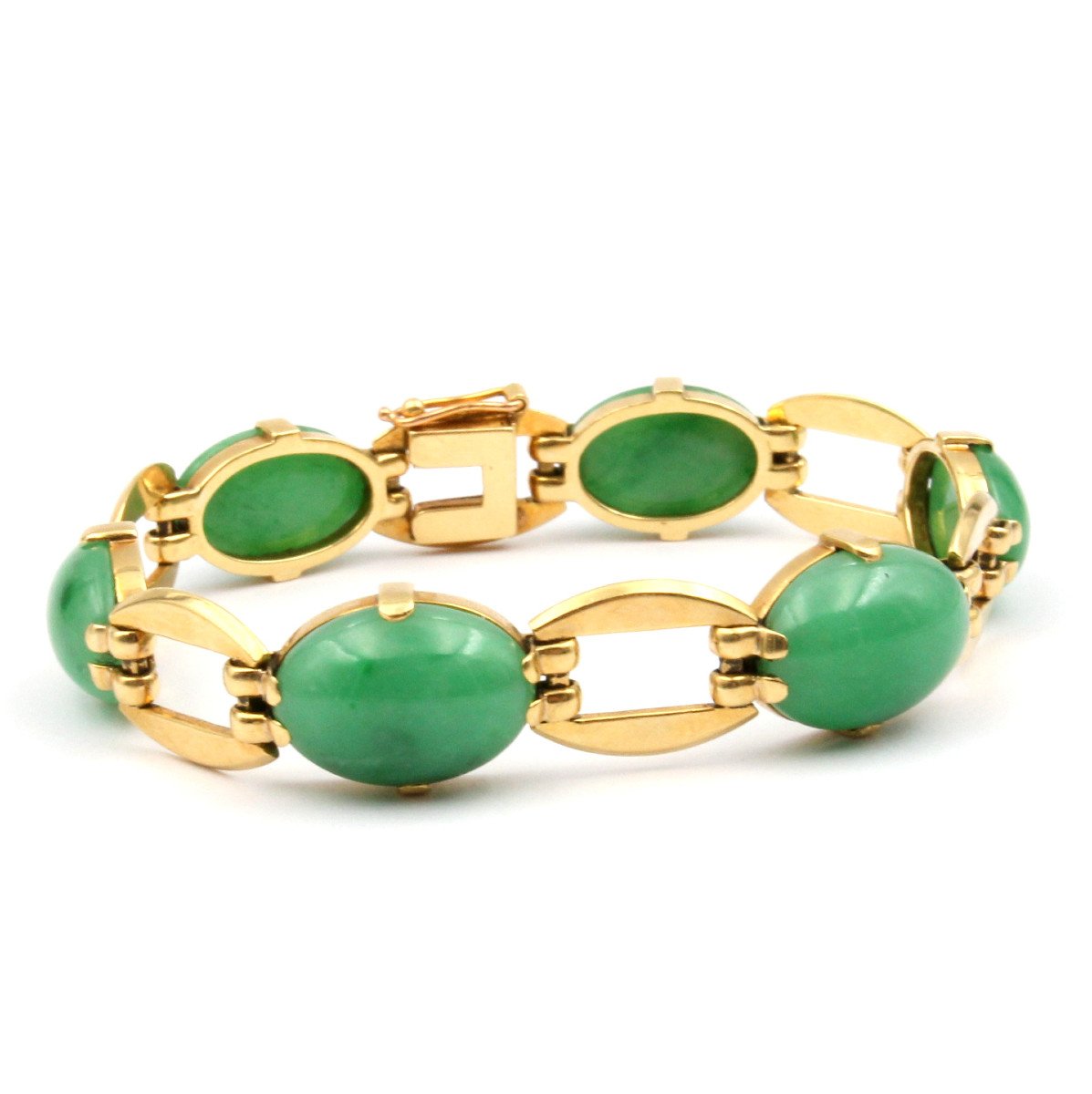 Art Deco Jade Bracelet