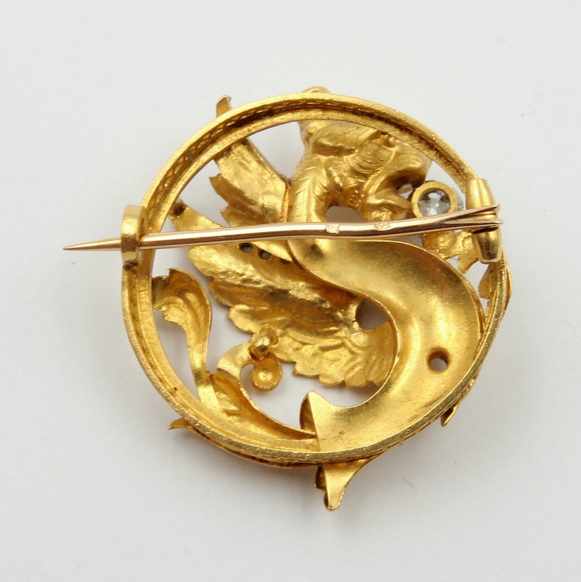 19th Century Dragon Brooch-photo-2