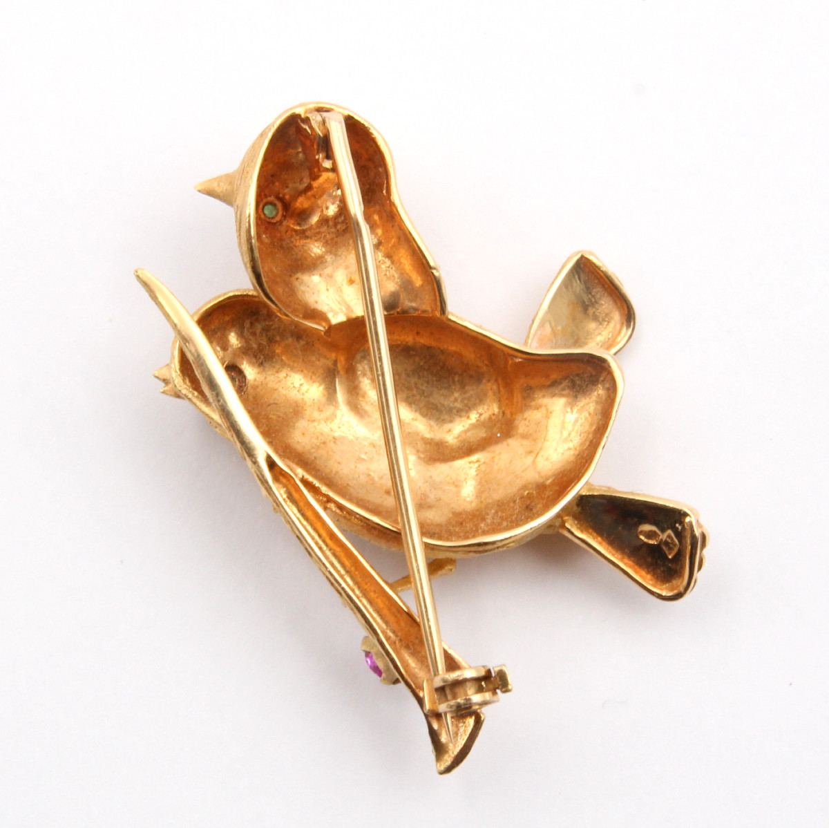Broche oiseaux sur une branche-photo-2