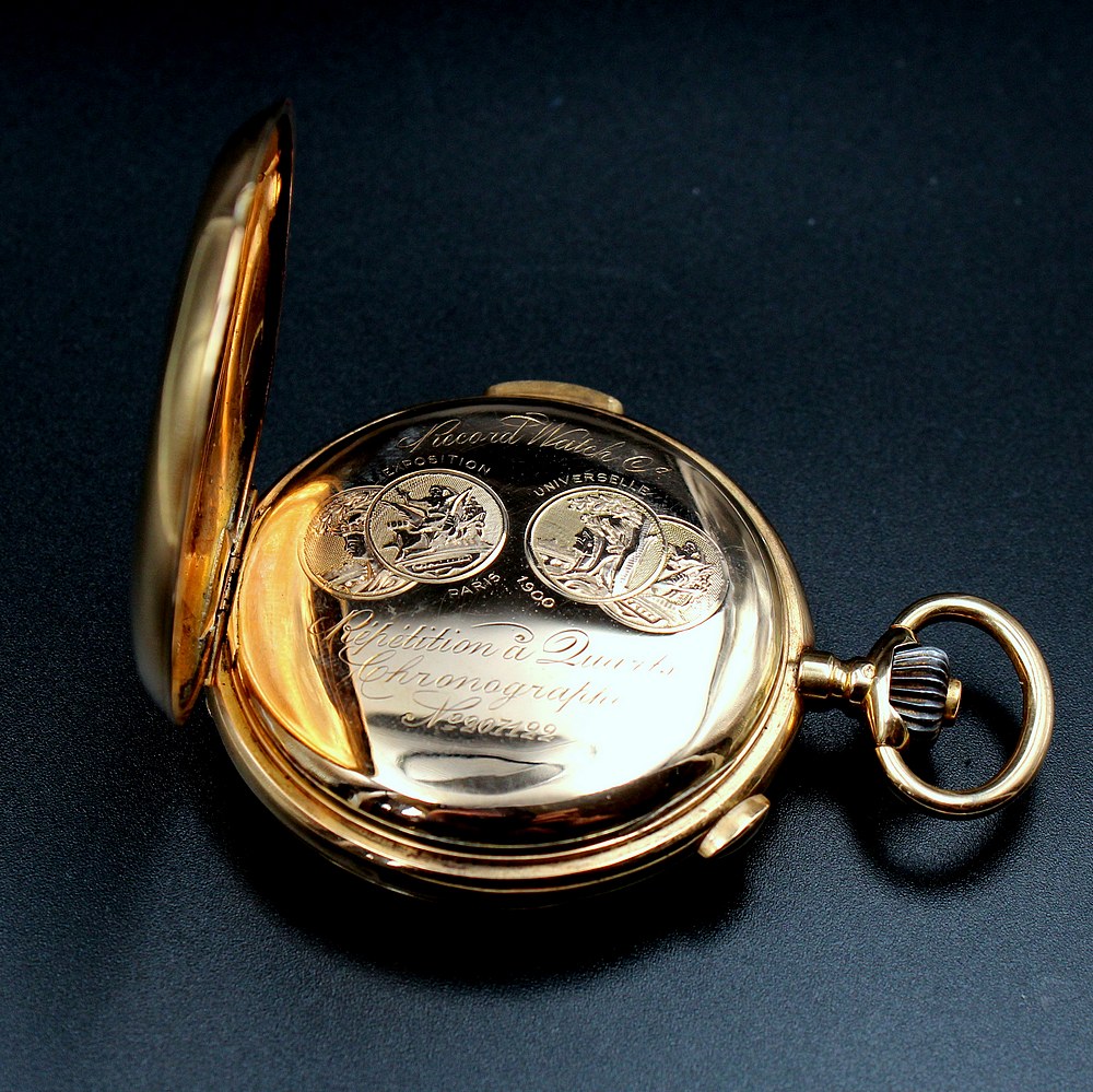 Record Watch Co - Savonnette, Sonnerie Répétition Or 18k-photo-2