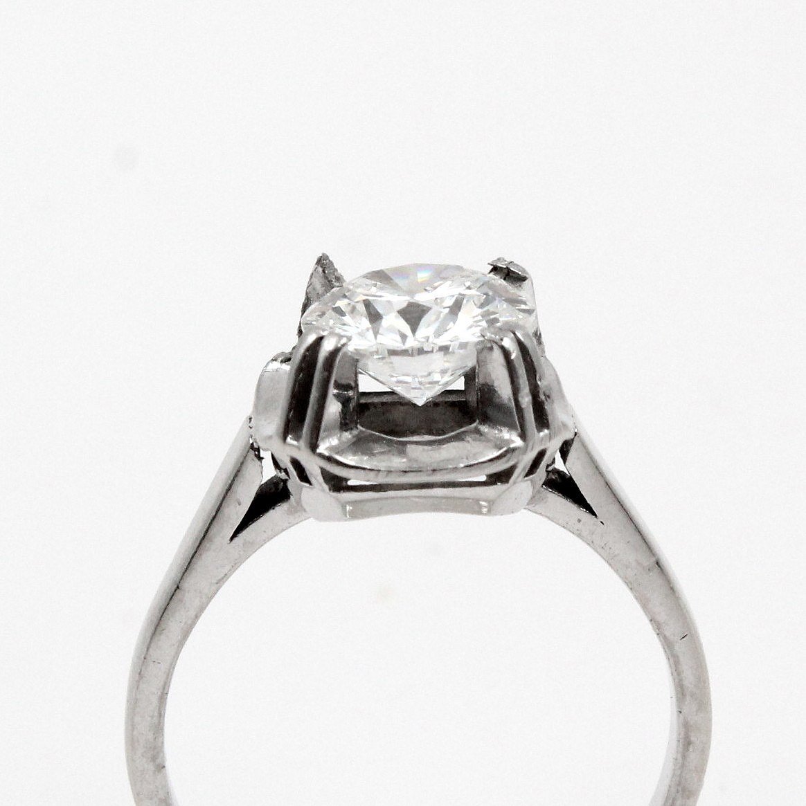 Bague brillant solitaire 1.66 ct-photo-3